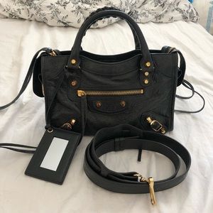❌SOLD❌ Balenciaga Mini City bag in Charcoal